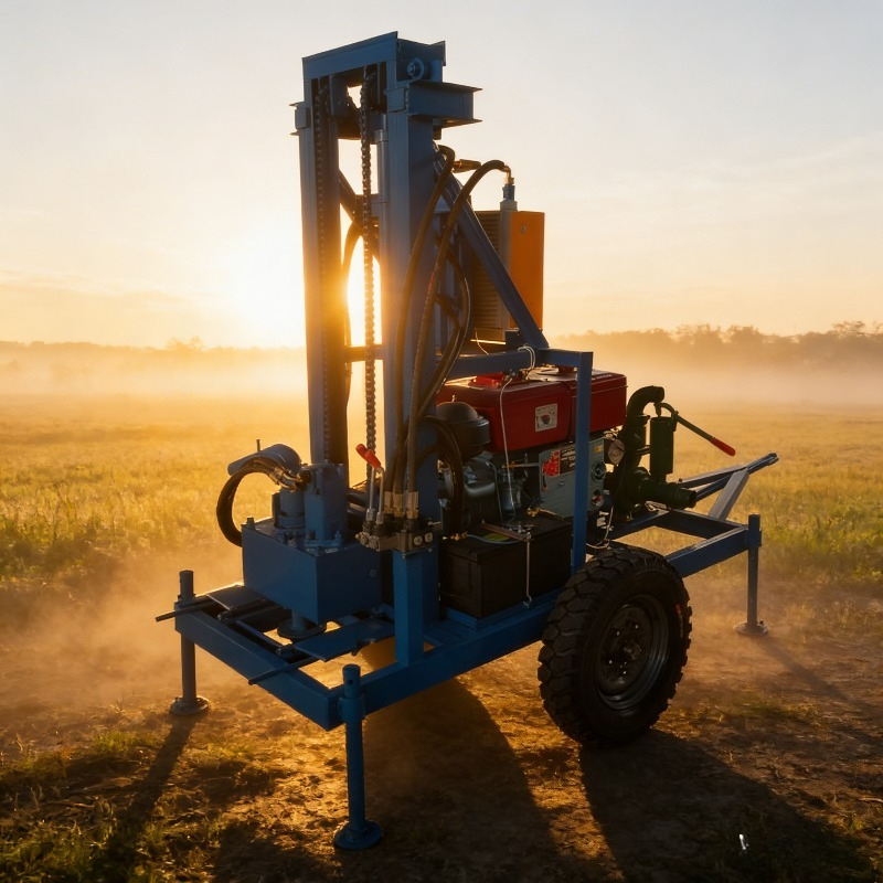 Heavy Equipment Drilling Rig - Rig Pengeboran Sumur Air Berlian Biru