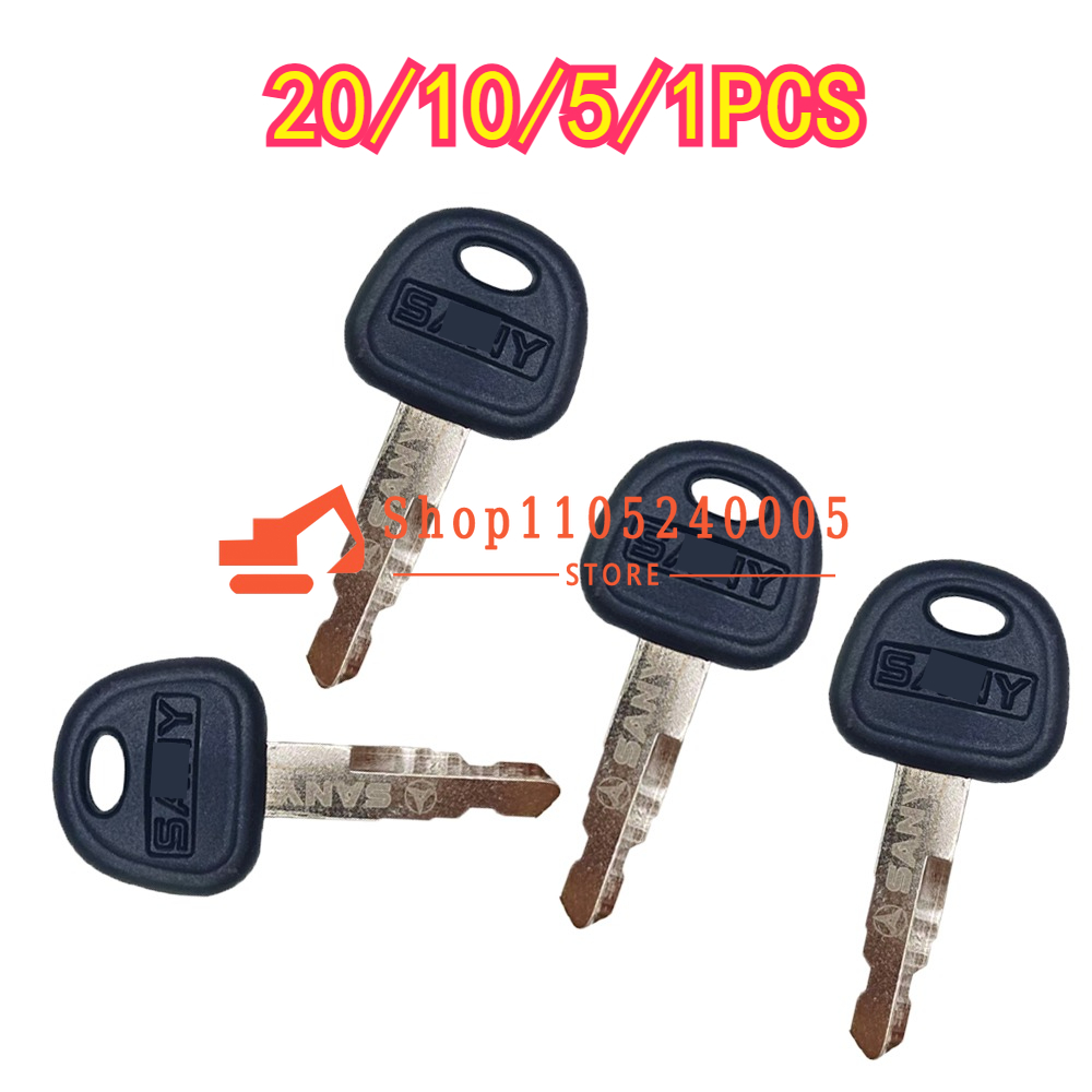 Brand Heavy Equipment - 20/10/5/1PCS Kunci Kontak Baru untuk Excavator
