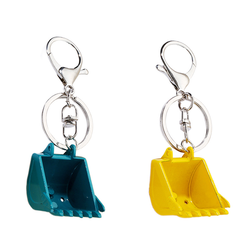 Heavy Equipment Keychain - Gantungan kunci ekskavator logam kreatif baru