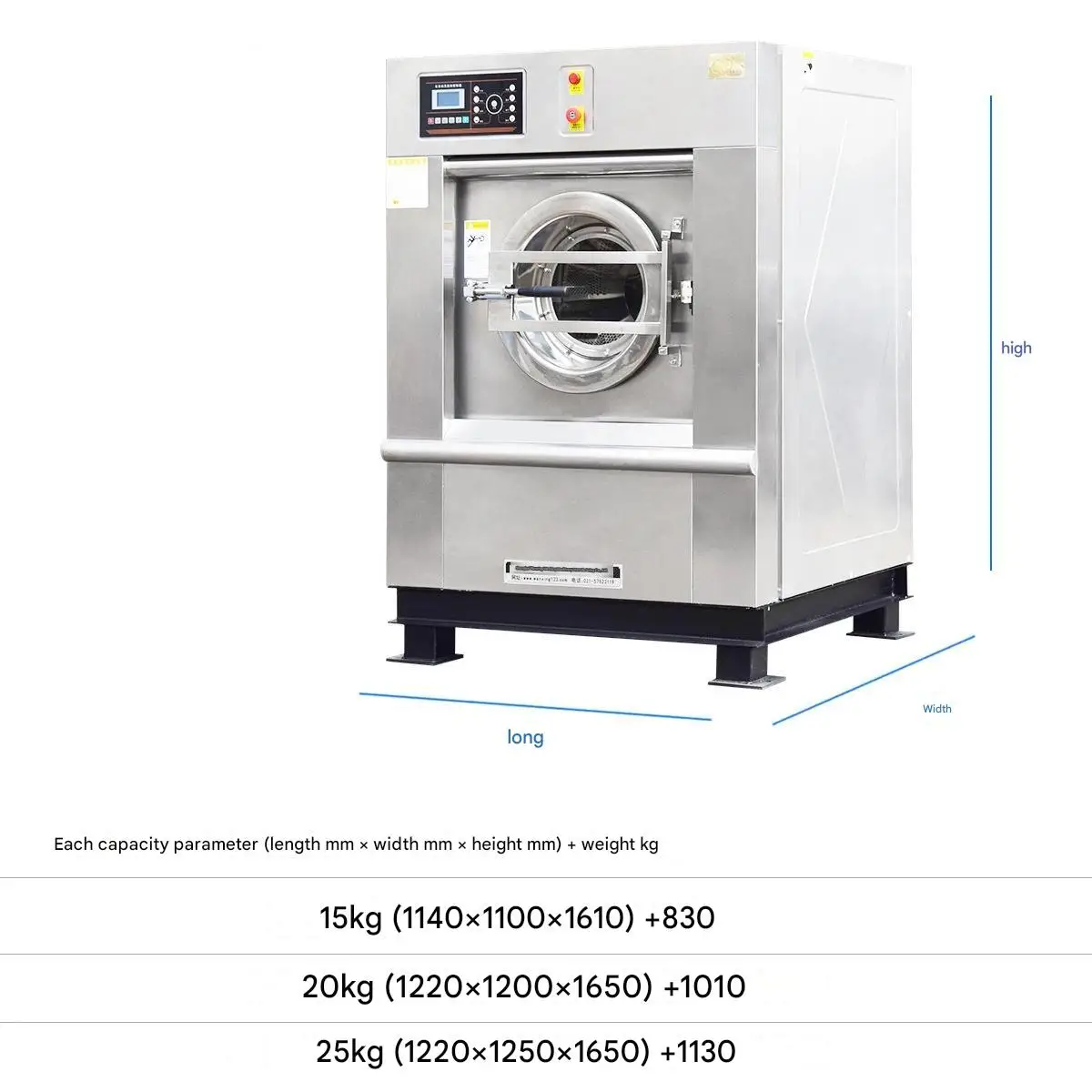 Heavy Equipment Washing - Mesin Cuci Industri Berat 100KG dengan