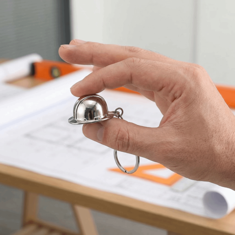 Heavy Equipment Keychain - Gantungan Kunci Helm Keselamatan Lucu Best