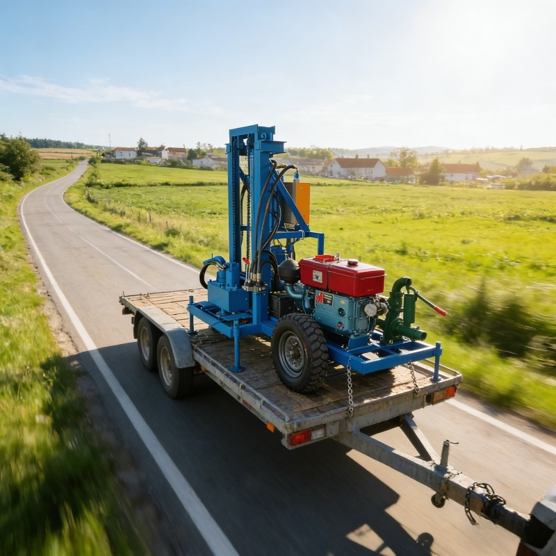 Heavy Equipment Drilling Rig - Rig Pengeboran Sumur Air Berlian Biru