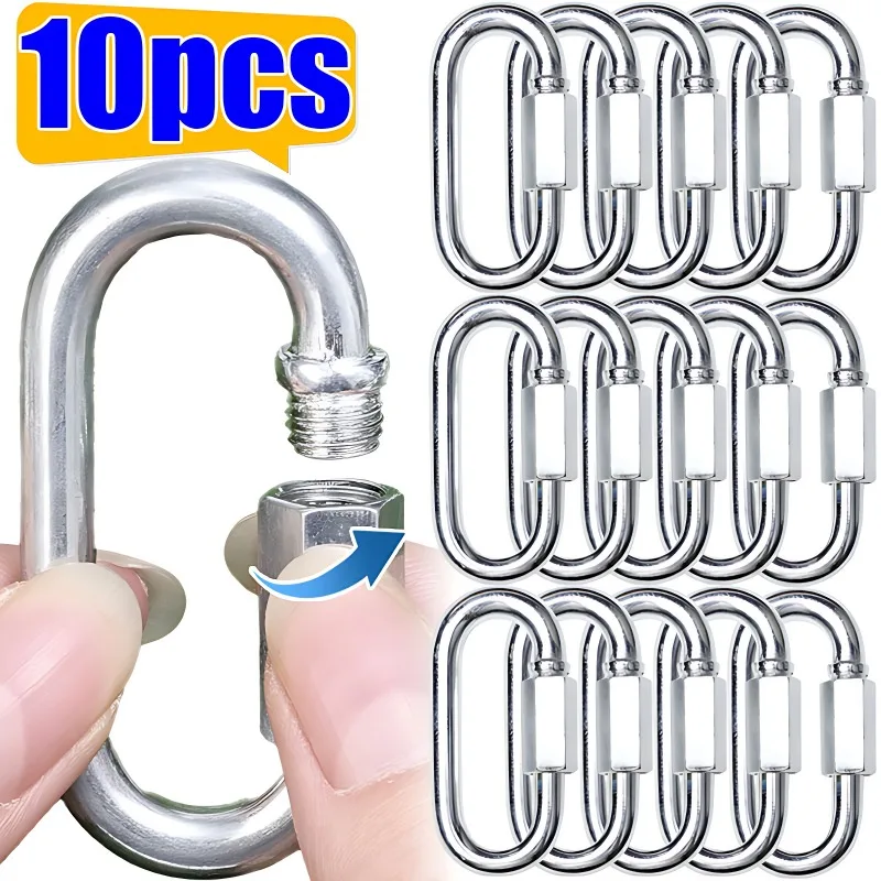 Heavy Equipment Keychain - 10/5 buah cincin rantai cepat baja