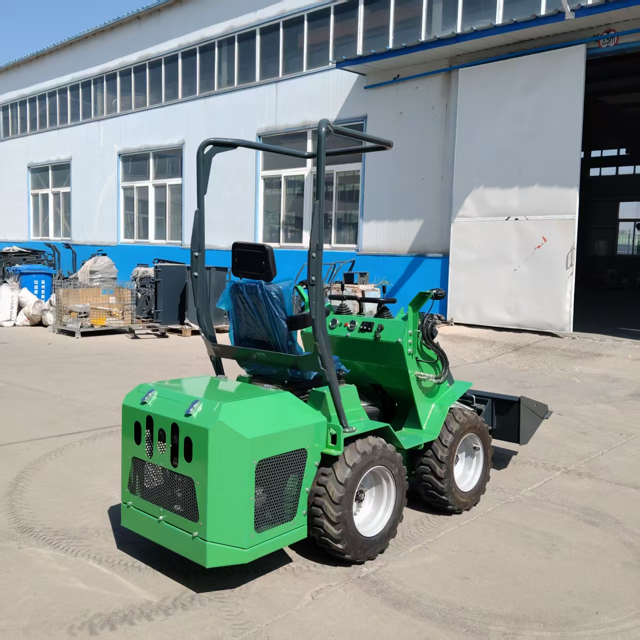 Heavy Equipment Loader - Loader skid steer roda tugas berat