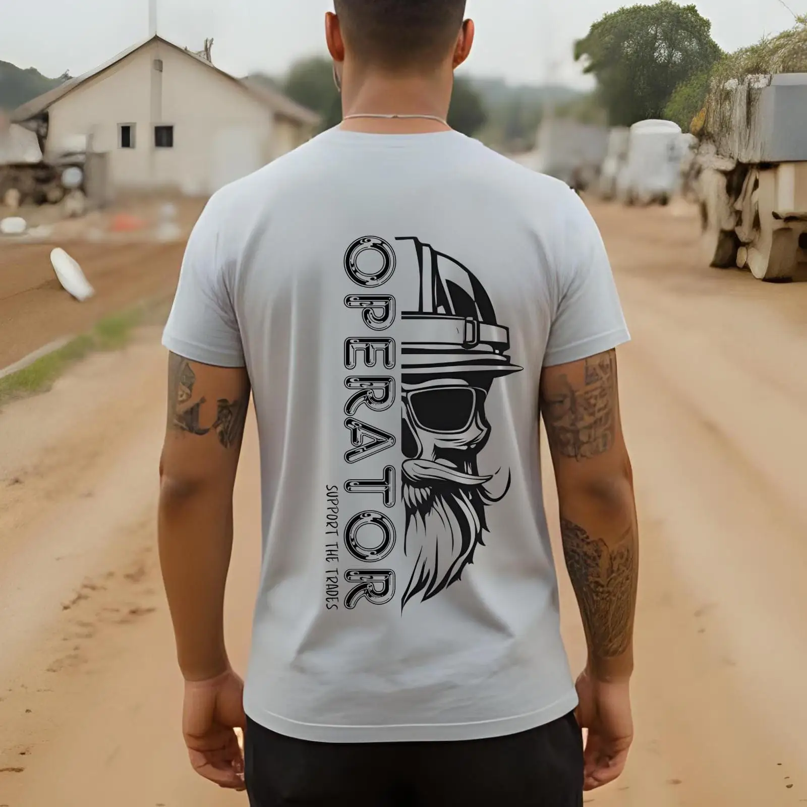 Heavy Equipment Washing - Kaos Operator Peralatan Berat Pekerja Konstruksi