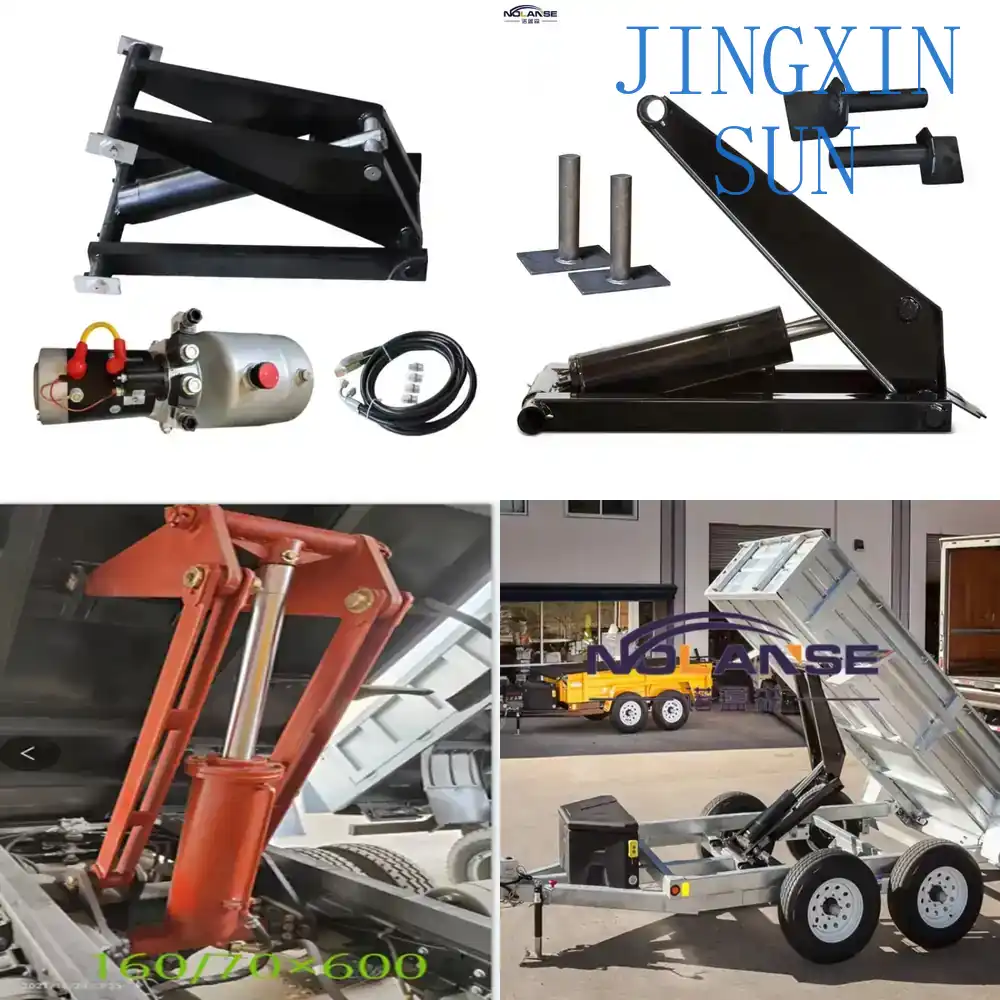 Heavy Equipment In Mining - Sistem Pengangkat Hidrolik Trailer Tipper 8
