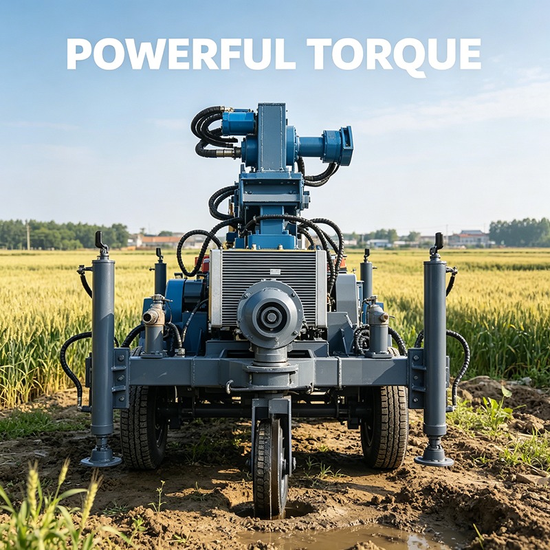 Heavy Equipment Drilling Rig - Rig Pengeboran Sumur Air Tipe Crawler