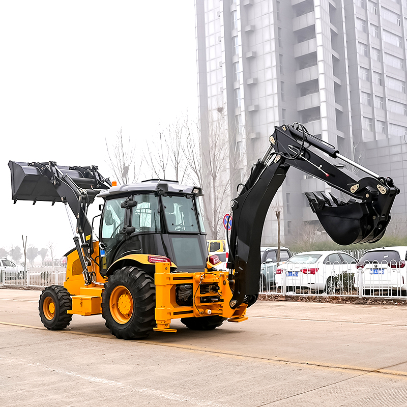 Rangka anti-tabrakan yang dipe - Tractor Backhoe ulasan dan harga