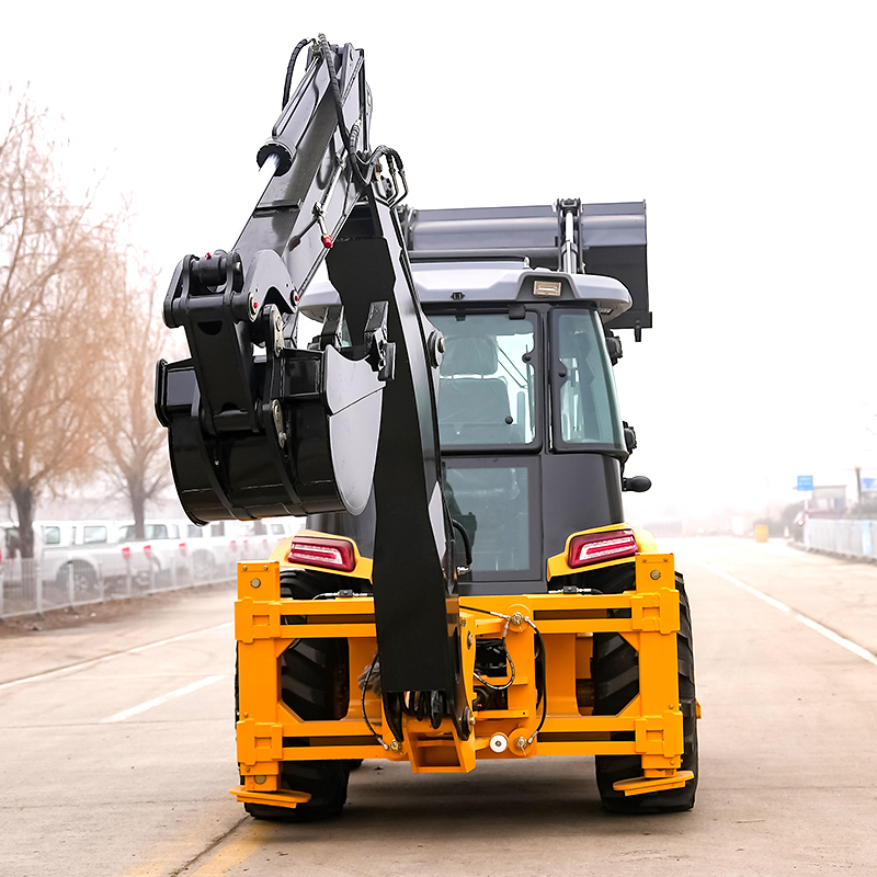 Rangka anti-tabrakan yang dipe - Tractor Backhoe ulasan dan harga
