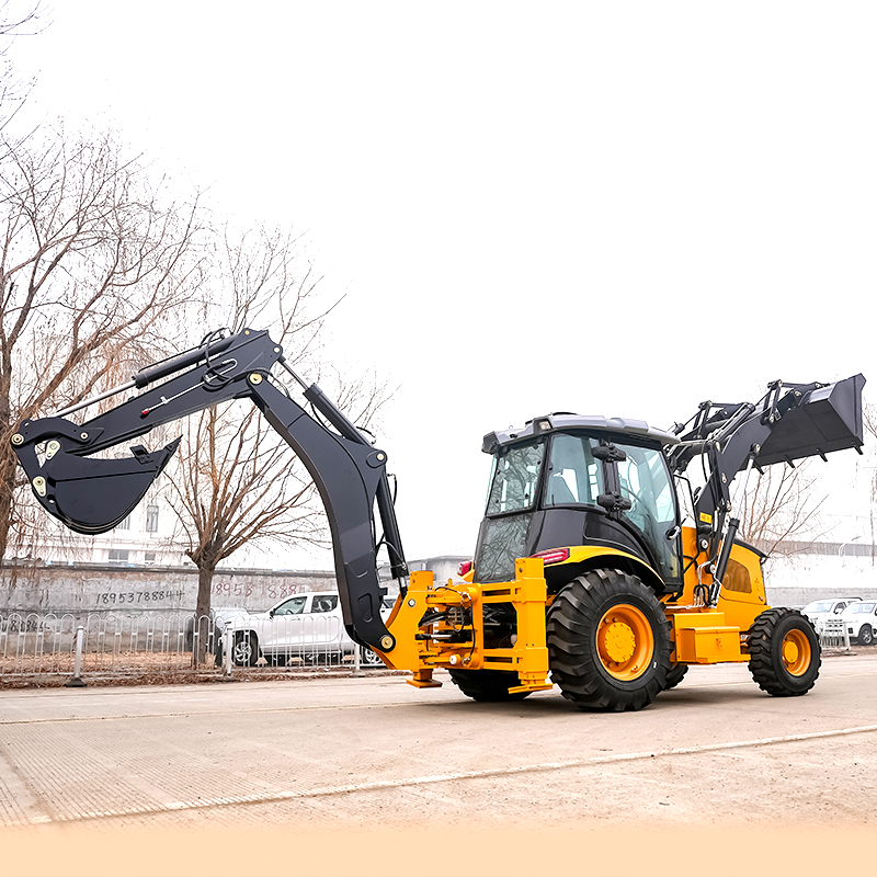 Rangka anti-tabrakan yang dipe - Tractor Backhoe ulasan dan harga