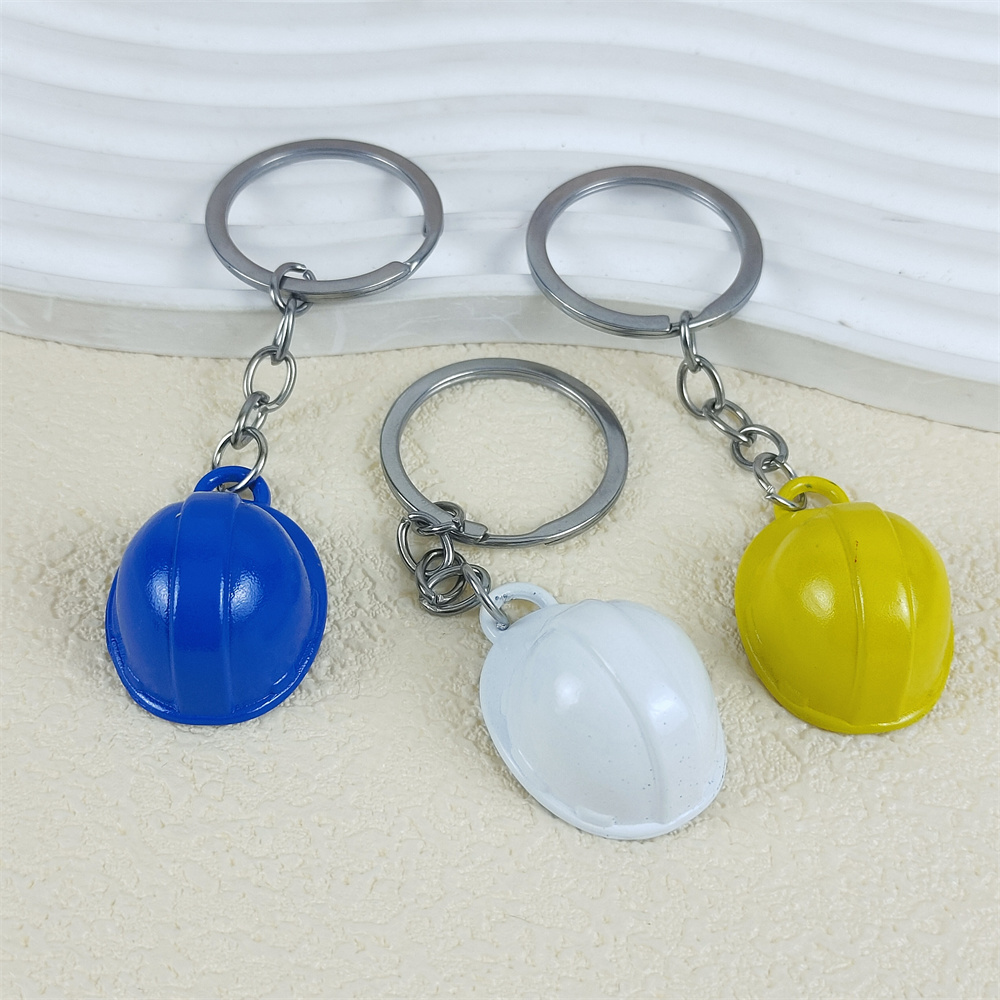 Warna-warni 3D topi keselamata - Heavy Equipment Keychain ulasan dan harga