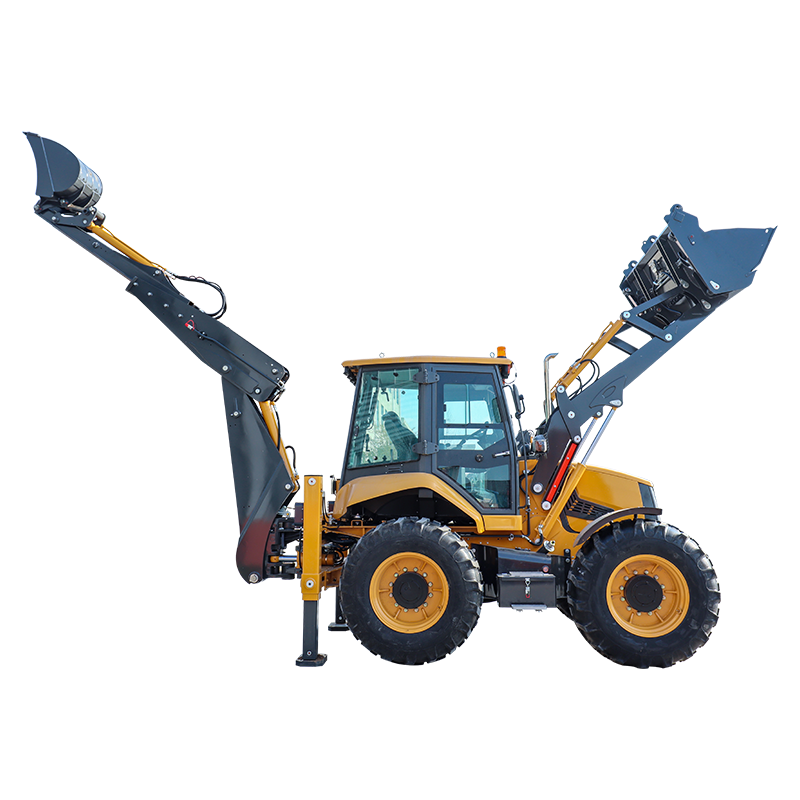 4CX Backhoe Loader Yuchai 4108 - Tractor Backhoe ulasan dan harga