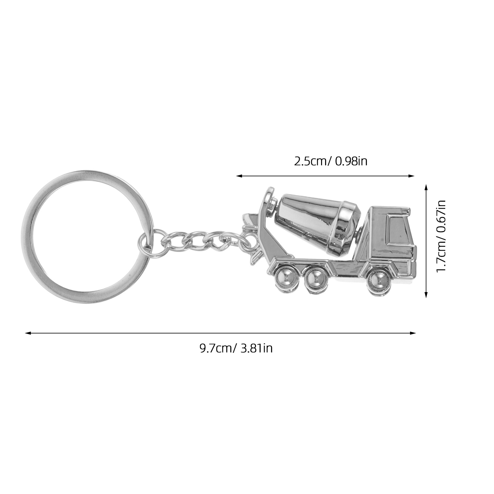 Gantungan Kunci Truk Mixer All - Heavy Equipment Keychain ulasan dan harga