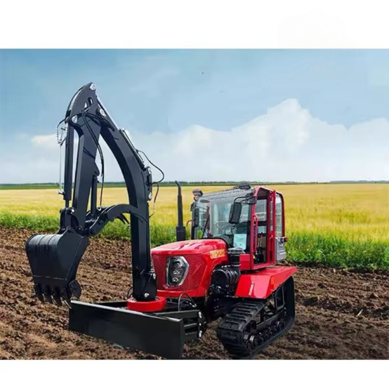 Traktor Crawler Mini 35HP yang - Tractor Backhoe ulasan dan harga
