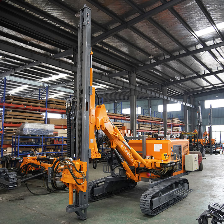 Mesin Bor DTH Hidrolik Tugas B - Heavy Equipment Drilling Rig ulasan dan harga