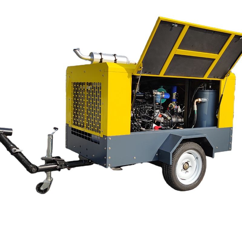 Kompresor Udara Sekrup Portabe - Heavy Equipment In Mining ulasan dan harga