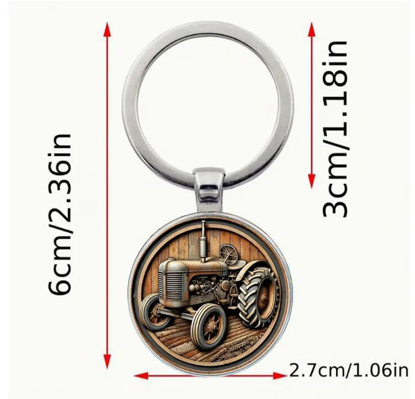 Gantungan kunci traktor pertan - Heavy Equipment Keychain ulasan dan harga