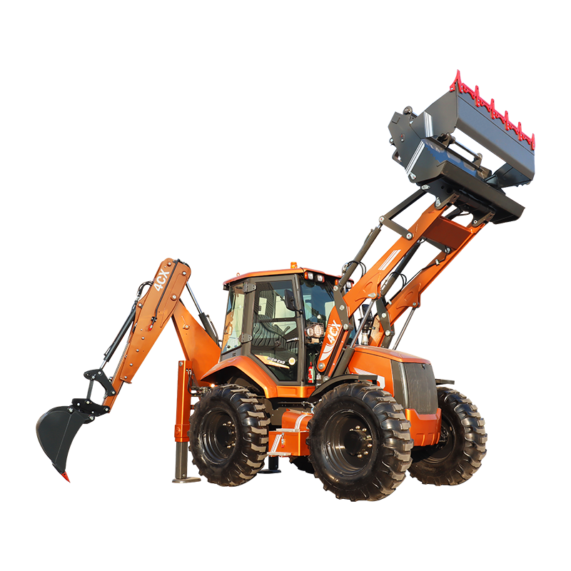 Backhoe Loader Konstruksi Bers - Tractor Backhoe ulasan dan harga